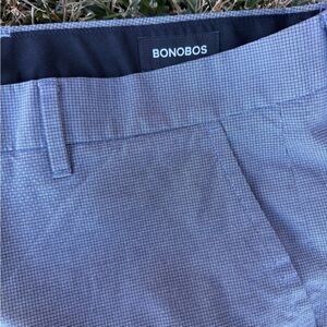 Bonobos Monday Men’s Textured Pattern Golf Pants Blueish Grey 40 X 32